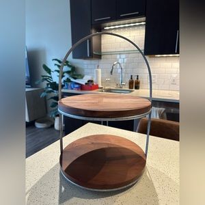 Hearth and Hand by Magnolia 2 Tiered Cake Stand